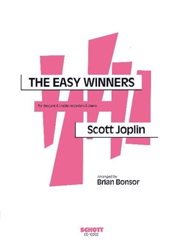 The Easy Winners: Sopran- und Alt-Blockflöte und Klavier. Partitur und Stimmen.