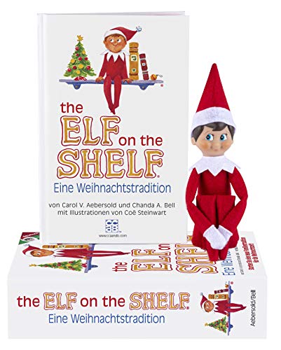 The Elf on The Shelf® Eine Weihnachtstradition | Junge mit Blauen Augen | inkl. zauberhaft illustriertem Buch, Erinnerungsbox & offizieller Adoptionsurkunde von The Elf on the Shelf