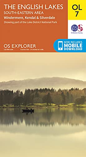 The English Lakes South-Eastern Area: Windermere, Kendal & Silverdale (OS Explorer Active) von Ordnance Survey