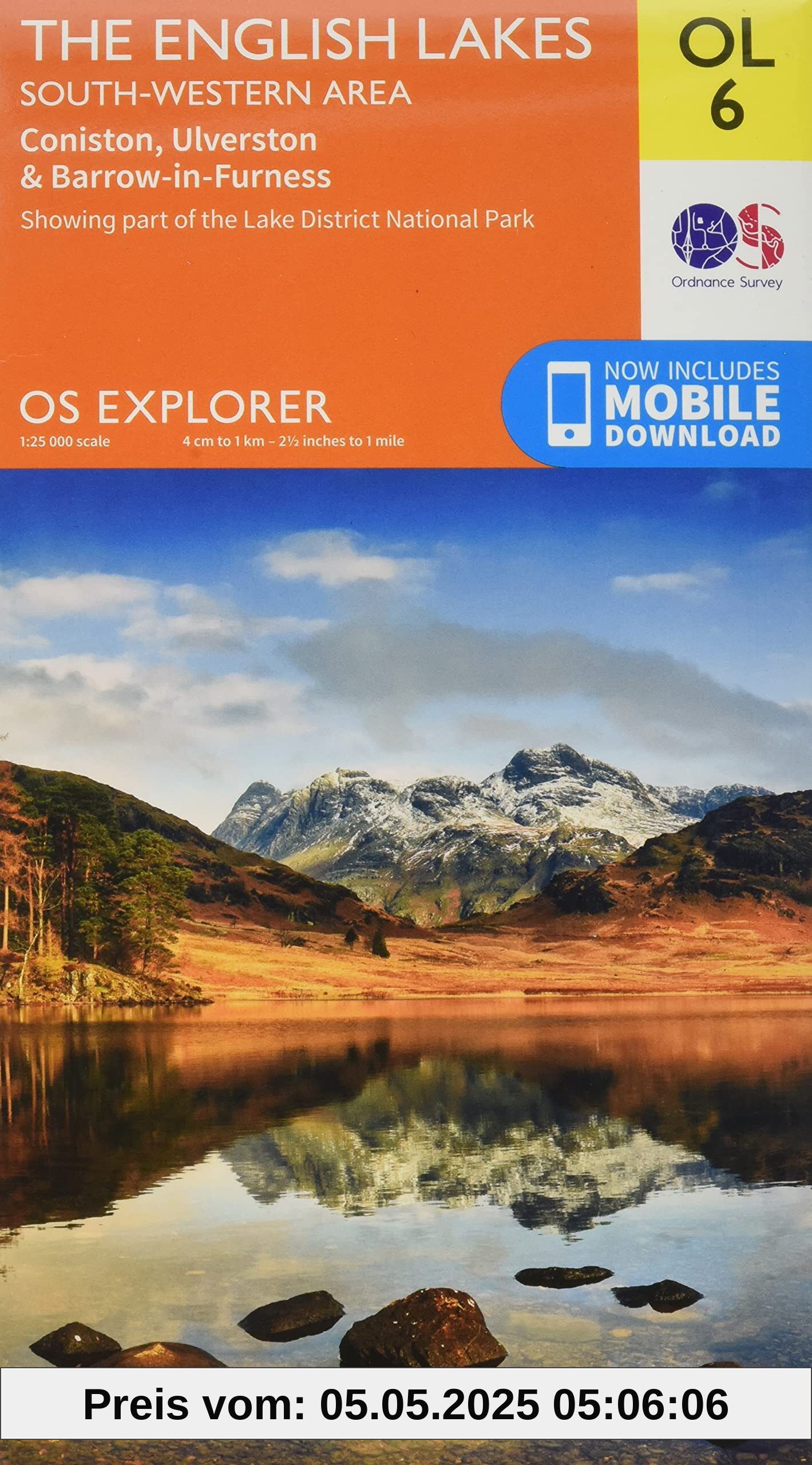 The English Lakes South-Western Area: Coniston, Ulverston & Barrow-in-Furness (OS Explorer)