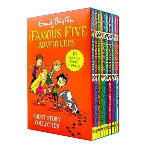 英文原版 The Famous Five Adventures 10册 五个小伙伴历险记 Enid Blyton 全彩版桥梁章节书友谊冒险青少年英语课外探险小说 英文原版 The Famous Five Adventures 10册 五个小伙伴历险记 Enid Blyton 全彩版桥梁章节书友谊冒险青少年英语课外探险小说
