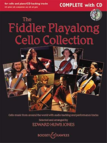 The Fiddler Playalong Cello Collection: Cello music from around the world. Violoncello (2 Violoncelli) und Klavier, Gitarre ad libitum. Ausgabe mit CD.: Cello/Easy Cello (Fiddler Collection)