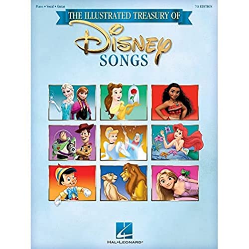 The Illustrated Treasury of Disney Songs: Piano-vocal-guitar von Hal Leonard