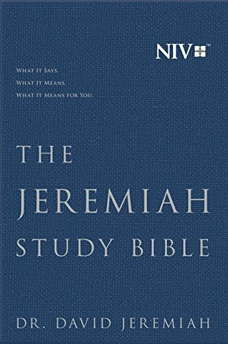 The Jeremiah Study Bible, NIV: WHAT IT SAYS. WHAT IT MEANS. WHAT IT MEANS FOR YOU. The Jeremiah Study Bible, NIV: WHAT IT SAYS. WHAT IT MEANS. WHAT IT MEANS FOR YOU.