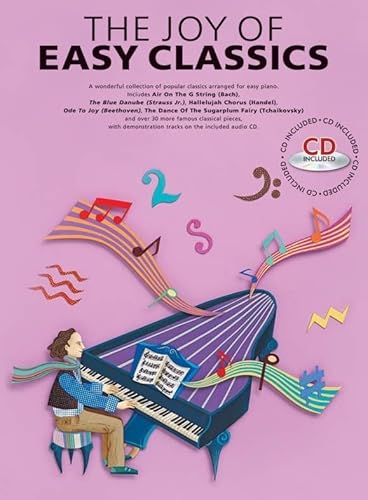 The Joy Of Easy Classics (With CD): Noten, Sammelband, CD für Klavier