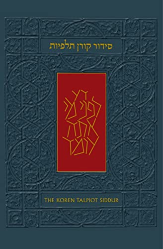 The Koren Talpiot Siddur: A Hebrew Prayerbook with English Instructions - Personal Size: A Hebrew Prayerbook with English Instructions, Ashkenaz The Koren Talpiot Siddur: A Hebrew Prayerbook with English Instructions - Personal Size: A Hebrew Prayerbook with English Instructions, Ashkenaz