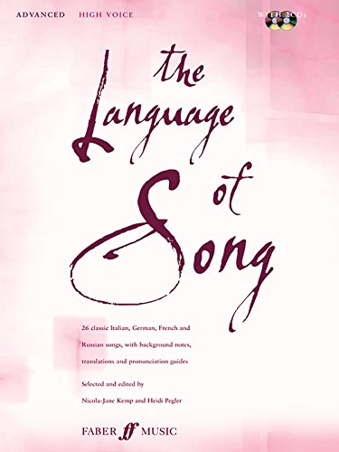 The Language Of Song: Advanced (High Voice) (Faber Edition) von Faber Music Ltd.