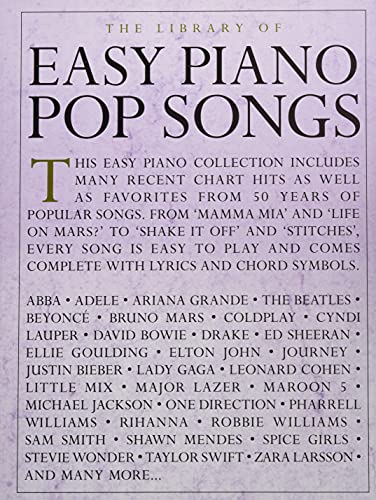 The Library of Easy Piano Pop Songs von Music Sales