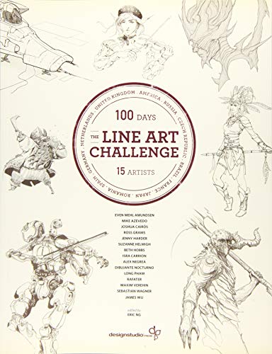 The Line Art Challenge: 100 Sketches for 100 Days von Design Studio Press