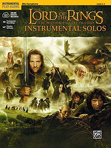 The Lord of the Rings Instrumental Solos: Alto Sax: The Motion Picture Trilogy (incl. Online Code) von Alfred Music