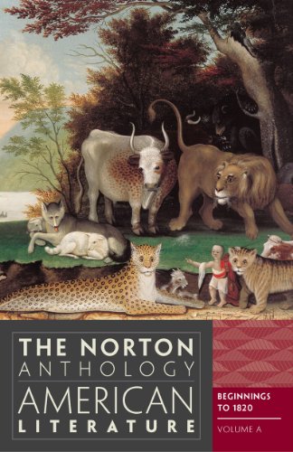 The Norton Anthology of American Literature: Beginnings to 1820 (A)