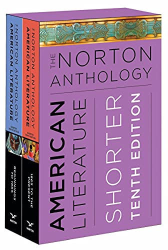 The Norton Anthology of American Literature. Shorter Edition. 2 Bände von Norton & Company