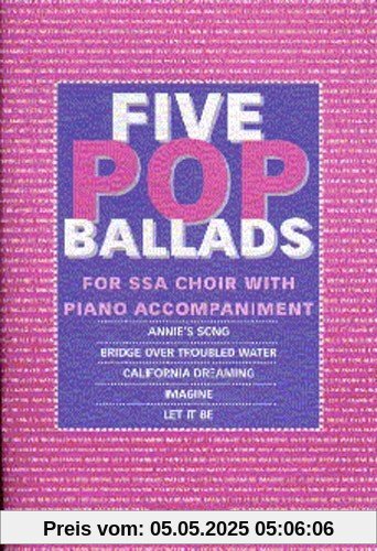 The Novello Youth Chorals: Five Pop Ballads (SSA)