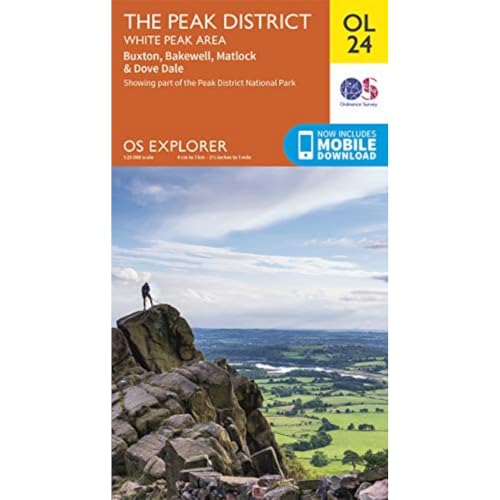 Peak District - White Peak: OS Explorer Map OL24