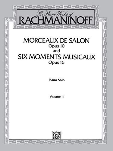 Rachmaninoff Morceaux von Alfred Music Publications