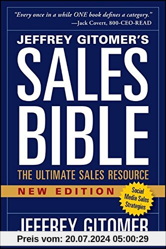 The Sales Bible: The Ultimate Sales Resource, New Edition