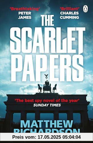 The Scarlet Papers: ‘The best spy novel of the year’ SUNDAY TIMES