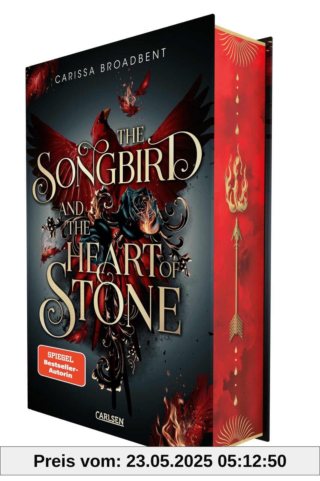 The Songbird and the Heart of Stone (Crowns of Nyaxia 3): Dramatische Romantasy über Liebe und Verrat zwischen Sterblichen und Göttern
