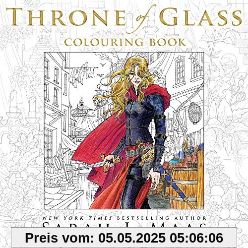 The Throne of Glass Colouring Book