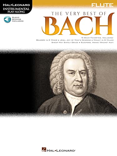 The Very Best of Bach: Instrumental Play-Along For Flute (Hal Leonard Instrume): Instrumental Play-along for Flute; Includes Downloadable Audio