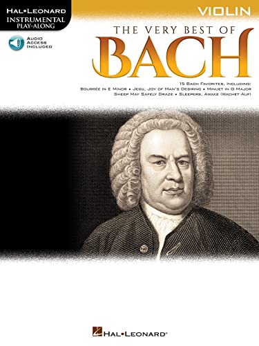 The Very Best of Bach: Instrumental Play-Along -For Violin- (Book, Audio Online): Noten, Sammelband für Violine (Hal Leonard Instrumental Play-along): With Audio-Download von HAL LEONARD