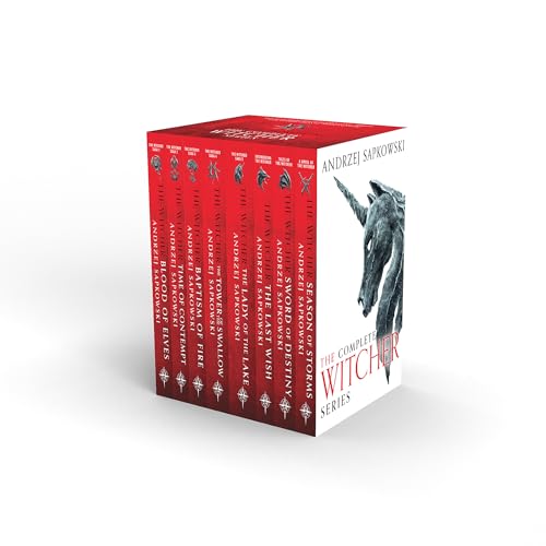The Witcher Boxed Set 2024: The Last Wish, Sword of Destiny, Blood of Elves, Time of Contempt, Baptism of Fire, The Tower of The Swallow, The Lady of the Lake, Season of Storms von Gollancz