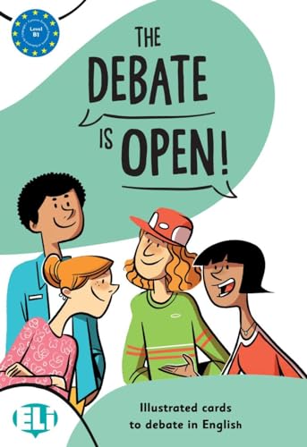 The debate is open!: Illustrated cards to debate in English. 75 Lernkarten zum Debattieren und Argumentieren + Anleitung