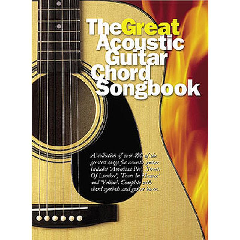 The great acoustic guitar chord songbook The great acoustic guitar chord songbook