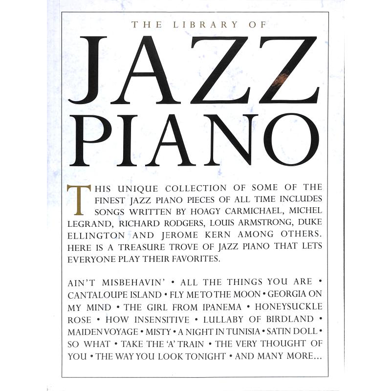 The library of Jazz piano