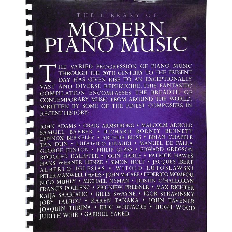The library of modern piano music