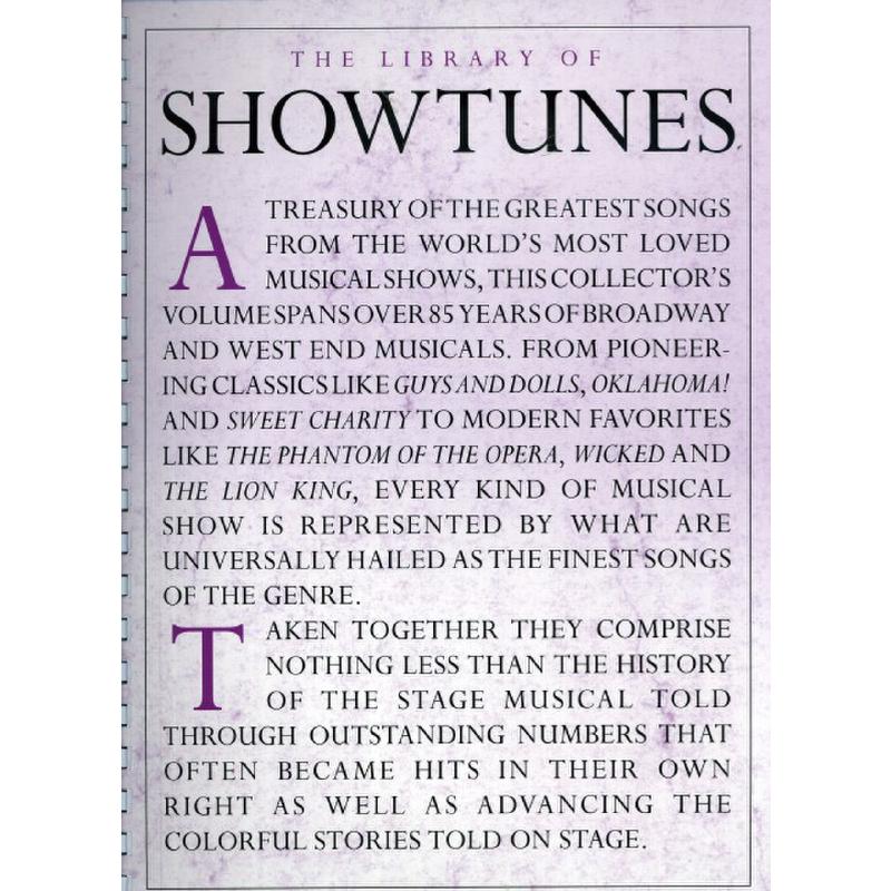 The library of showtunes The library of showtunes