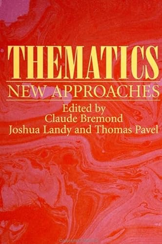 Thematics: New Approaches (S U N Y Series, Margins of Literature) von State University of New York Press