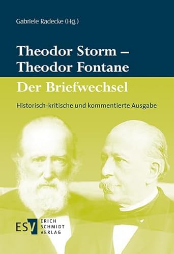 Theodor Storm - Theodor Fontane Der Briefwechsel: Historisch-kritische und kommentierte Ausgabe von Schmidt (Erich), Berlin