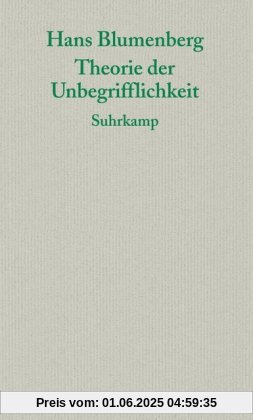 Theorie der Unbegrifflichkeit Theorie der Unbegrifflichkeit