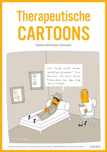 Therapeutische Cartoons: Immerwährender Kalender von Holzbaum Verlag