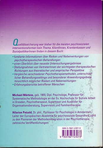 Therapieschäden: Risiken und Nebenwirkungen von Psychotherapie