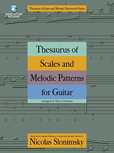 Thesaurus of Scales and Melodic Patterns (For Guitar): #F# Buch, CD, TABULATUR für Gitarre