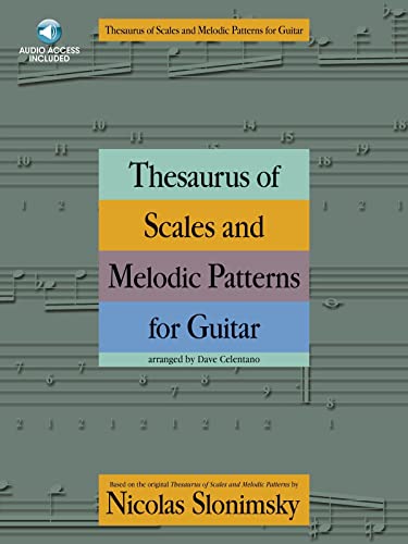 Thesaurus of Scales and Melodic Patterns (For Guitar): #F# Buch, CD, TABULATUR für Gitarre: Nicolas Slonimsky