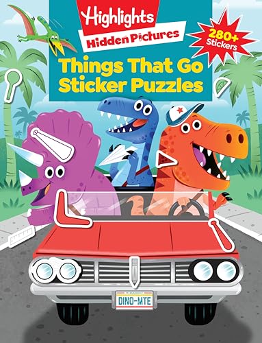 Things That Go Sticker Puzzles (Highlights Sticker Hidden Pictures) von Highlights Press