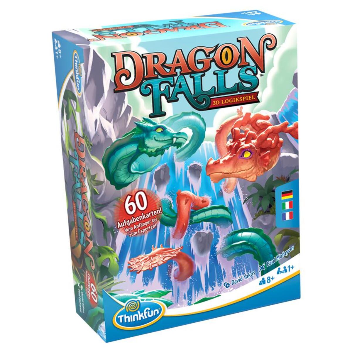 ThinkFun 76496 Dragon Falls - 3D Logikspiel, für Kinder und Erwachsene, Brettspi... von Ravensburger Spieleverlag