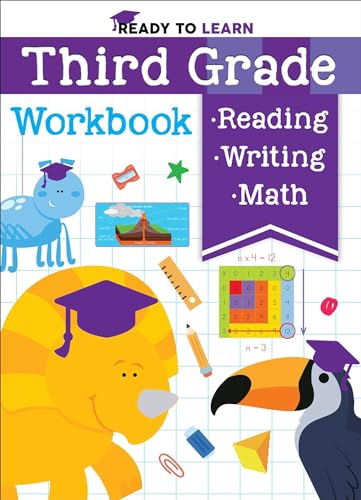 Third Grade Workbook: Multiplication, Division, Fractions, Geometry, Grammar, Reading Comprehension, and More! (Ready to Learn) von Silver Dolphin Books