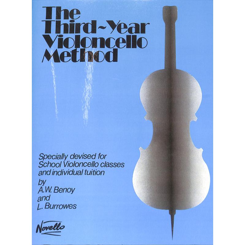 Third year violoncello method Third year violoncello method
