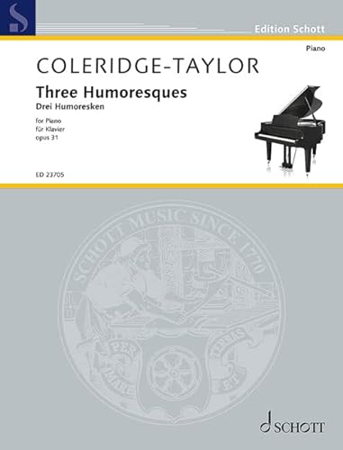 Drei Humoresken: op. 31. Klavier. Einzelausgabe. (Edition Schott) von SCHOTT MUSIC GmbH & Co KG, Mainz