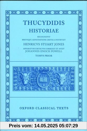 Thucydides Historiae Vol. I: Books I-IV: 001 (Oxford Classical Texts)