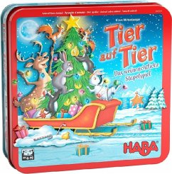 Tier auf Tier - Das weihnachtliche Stapelspiel (Kinderspiel) von HABA Sales GmbH & Co. KG
