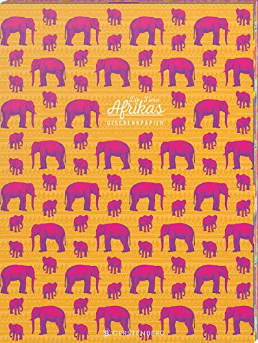 Die Tiere Afrikas Geschenkpapier-Heft Motiv Elefant: 2 x 5 Bögen