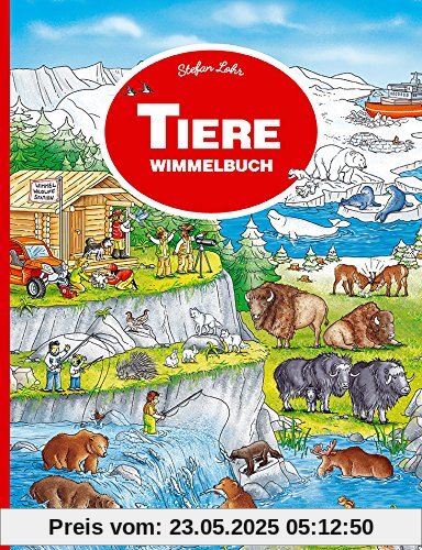 Tiere Wimmelbuch: Kinderbücher ab 3 Jahre (Bilderbuch ab 2-4)