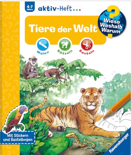 Wieso? Weshalb? Warum? aktiv-Heft - Tiere der Welt
