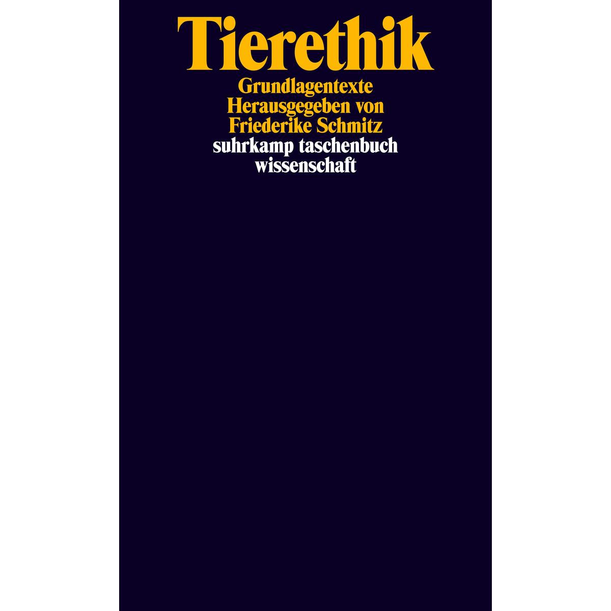 Tierethik von Suhrkamp Verlag