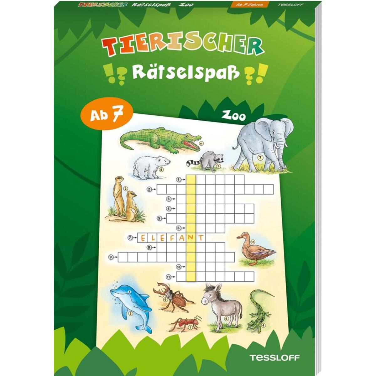 Tierischer Rätselspaß. Zoo von Tessloff Verlag
